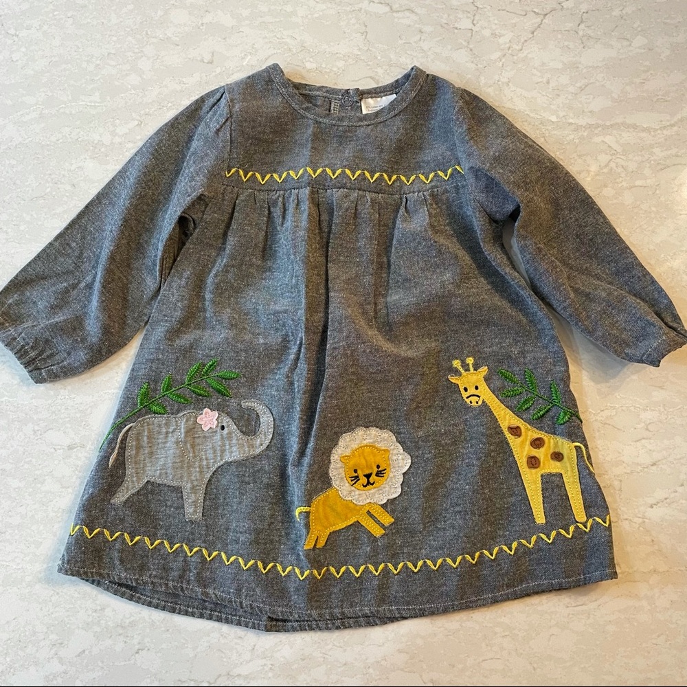Baby Girl Animal Decal Dress